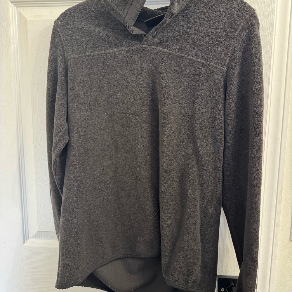 32 Degrees Black Turtleneck Sweater with Seam Details